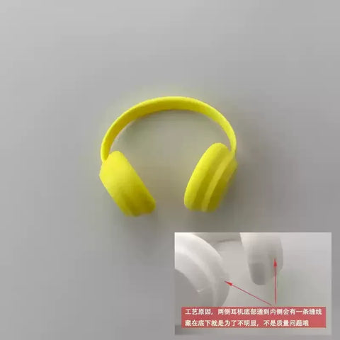 Labubu Accessories：17cm Labubu Fashion Earphone Accessories 10cm Cotton Doll Earphones Macaron Color Doll Earphones