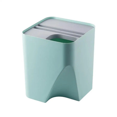 Creative Kitchen Bathroom Stacking Classified Trash Can Recycling Bin Household Dry And Wet Separation Waste Bin