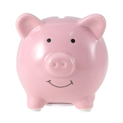 Imikeya Ceramic Piggy Bank Cute Pig Money Bank Coin Bank Girls Boys Decorative Coin Bank Money Saver Gift