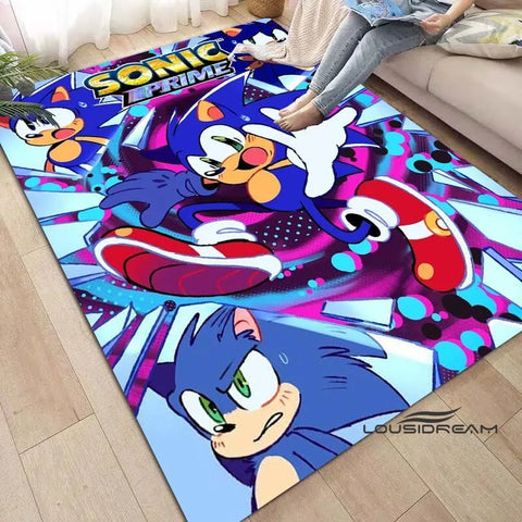 Anime Characters S-Sonic Carpet for Living Room Home Sofa Decoration,Children Game Large Decor Floor Mat Yoga Mat Large Carpet