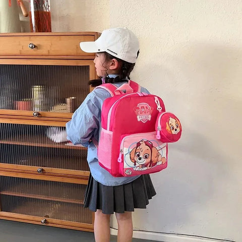 PAW Patrol Backpack School Bag Large Capacity Waterproof School Bag Cartoon Cute School Bag Kids Gifts