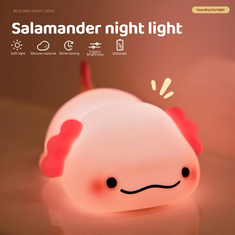 Cute Penguin Night Light for Kids Bedroom Rechargeable Animal Silicone Nursery Night Lamp Touch Control Nightlight for Baby Gift