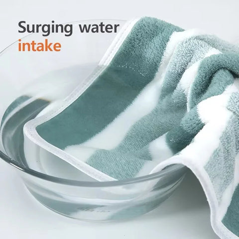 Bath Towel Washcloth Cotton Towel Solid Color Soft Absorbent Towels Multipurpose Use For Hotel Bathroom