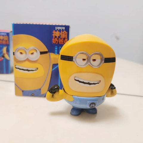 New Despicable Me 4 Minions Cute Action Figure Model Collectible Toy Room Decoration Kid Birthday Gifts