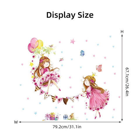 Cartoon Planet Rocket Height Measurement Wall Stickers for Kids Room Baby Boy Room Height Roller Grow Up Chart Wall Decals Mural