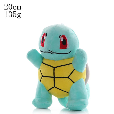 20cm Pokemon Stuffed Plush Toys Kawaii Pikachu Raichu Jenny Turtle Anime Doll Kids Birthday Christmas Gift