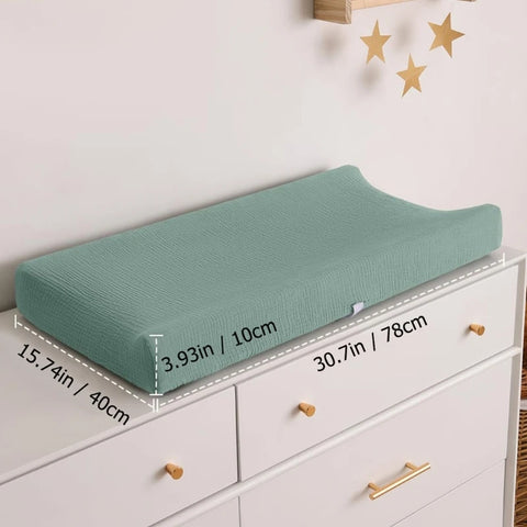 Breathable Baby Changing Table Pad Cotton Foldable Baby Changing Station Pad Wholesale