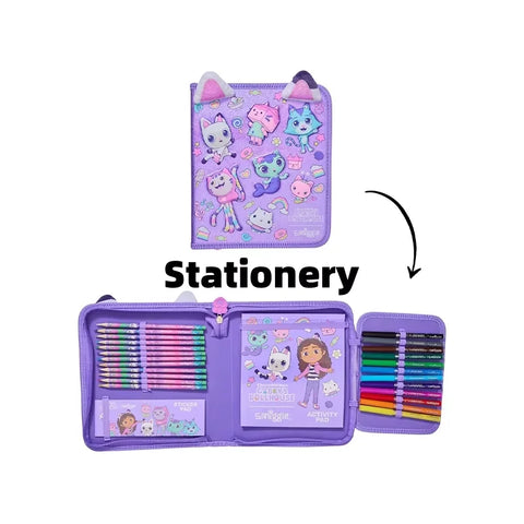 New Original Australia Smiggle Children Schoolbag Girl Gabby Shoulder Backpack Meal Bag Modeling Bags 14 Inch New Semester Gifts