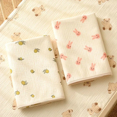 Waterproof Washable Mattress Urine Mat for Baby Toddlers Cute Cartoon Bed Protector Diaper Bedding Urine Pads Cloth Breathable