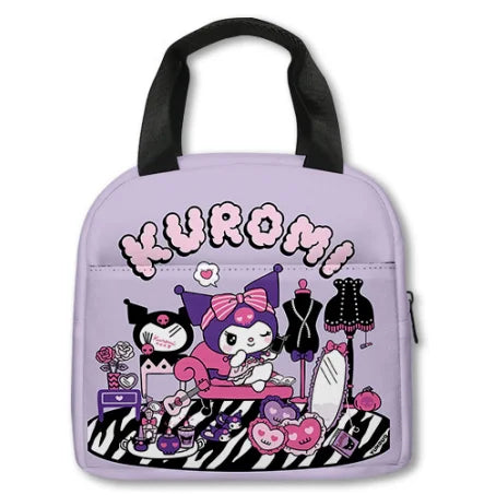 Sanrio Kuromi Backpack Sanrio Backpack Pencil Bag Student School Bag Primary and Middle kawaii Cartoon School Bag Mochila