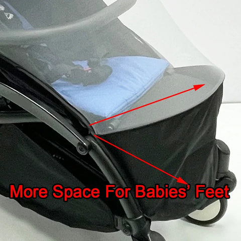 Baby Stroller Accessories Mosquito Net with Foot Pocket For Babyzen Yoyo 2 Yoyo2 Yoya Stroller