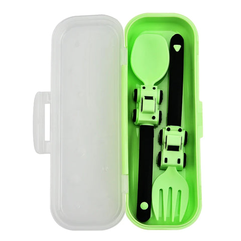 Mother Kids Things for Baby Complementary Feeding Utensils Children's Dishware Babies Cutlery Spoon Tableware Fork Stuff Solid