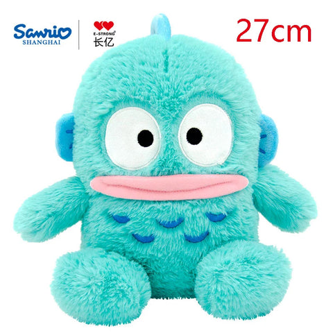 100% Genuine Sanrio Hangyodon Cartoon Plush Toy Hanton Plush Dolls Throw Pillow Birthday Gift Kids Friends Halloween Decoration