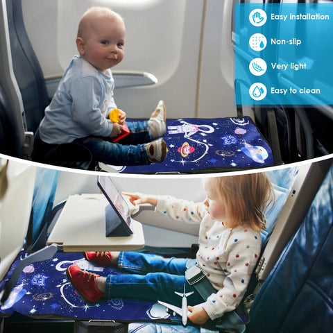 Kids Travel Airplane Bed Baby Pedals Bed Portable Travel Foot Rest Hammock Kids Bed Airplane Seat Extender Leg Rest For Kids