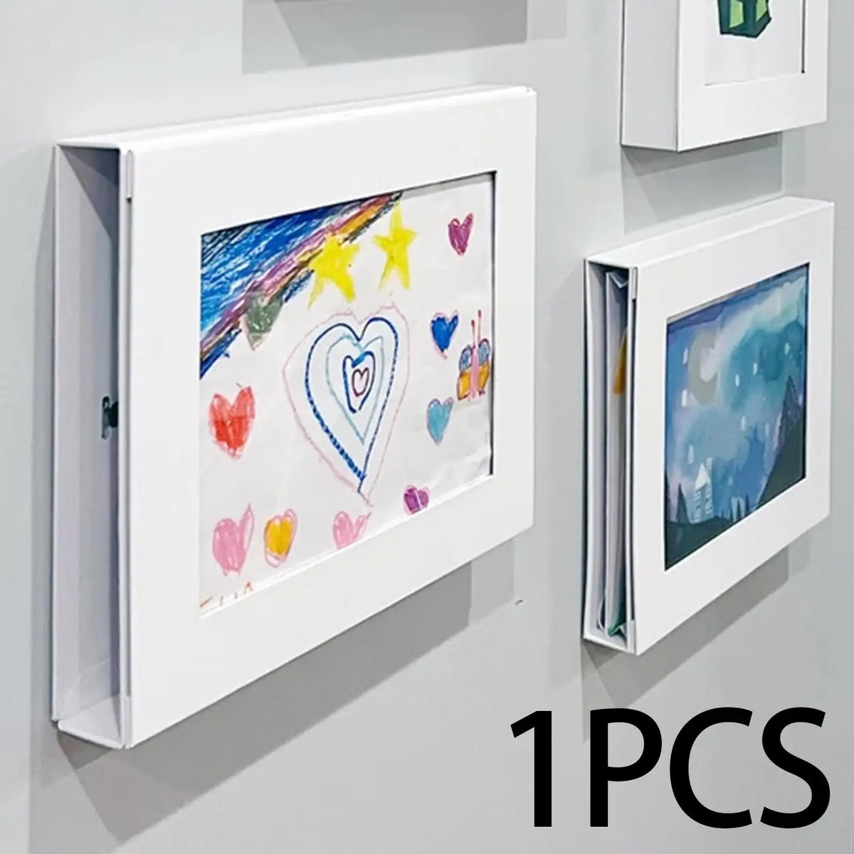 Front Open Picture Frames Party Housewarming Kids Artwork Frame Changeable