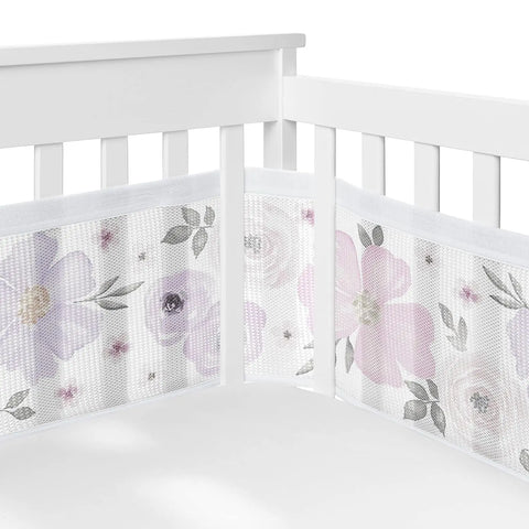 2Pcs/Set Summer Infant Bedding Bumpers Newborn Cot Bed Around Protector Baby Mesh Crib Bumper Liner Breathable