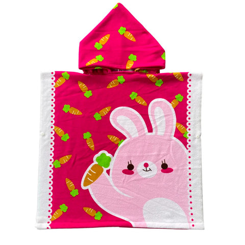 Baby Stitch Bath Towel Children Hooded Cape Cloak Boy Girl Cartoon Swimming Beach Towel Toddler Robes Lilo & Stitch Bathrobes