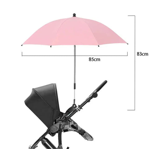 UV Protection Baby Stroller Umbrella With Clamp Universal Sunscree Rainproof Stroller Cover Umbrella  Baby Stroller Accessories