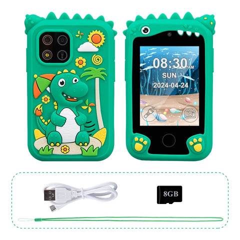 Kids Smart Educational Toys Musci Player Learning Selfie Toddler Phone for Children Age 3-12 Best Christmas Birthday Gifts