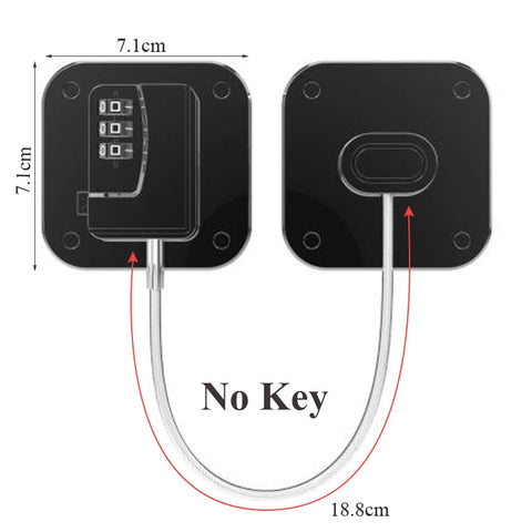 Password Baby Safety Door Window Lock Key for Children Kids Home Security Protection Baby Care Cabinet Refrigerator Locks Drawer