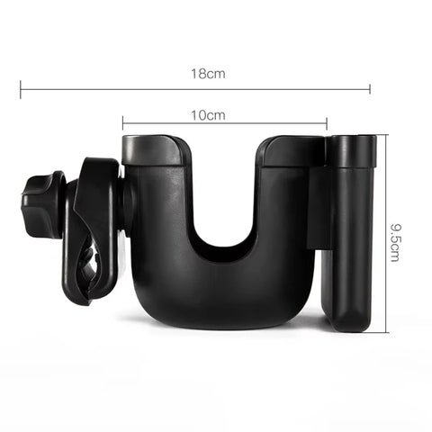 Pram Cup Holders Children's Stroller Bottle Holders Pram Bottle Holders Anti-Slip Design Pram Accessories Mobile Phone Holders