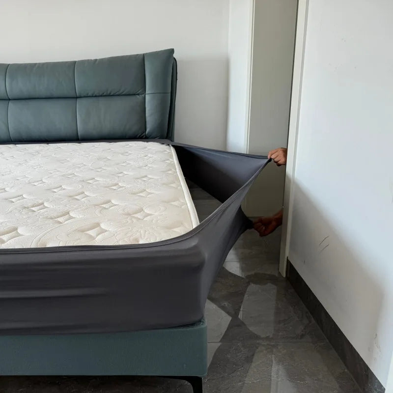 Box Spring Cover Queen Size Stretchy Wrap Around 4 Sides of The Box Spring, Alternative for Bed Skirt Twin/Full/Queen/King