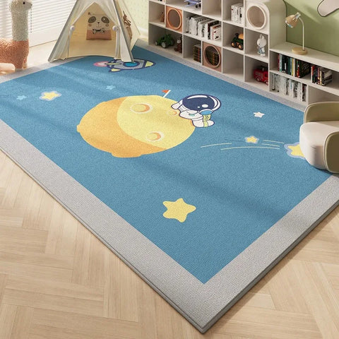 Space Astronauts Carpet for Living Room Home Decoration Sofa Table Large Area Rugs Bedroom Bedside Floor Mat Bathroom Door Mat