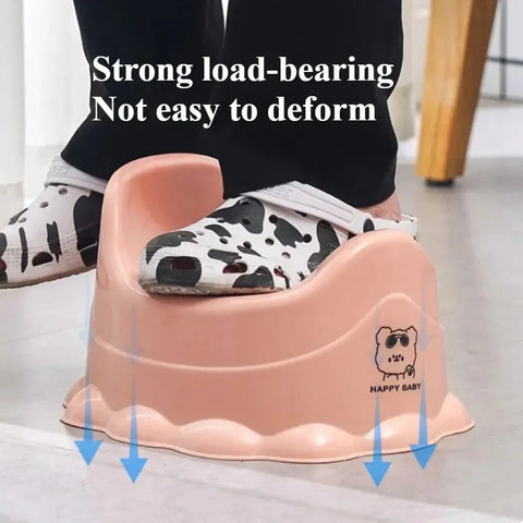 Potty Toilet Training Seat Portable Plastic Anti-leakage Potty Urinal Cute Cartoon Potty Training Seat Infant Toilet Supplies