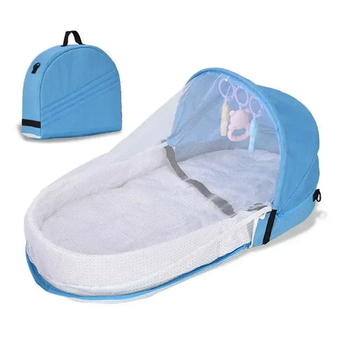 Portable Baby Bed Newborn Baby Isolation Bionic Travel Crib Convenient Folding Anti-stress Crib Middle Bed Baby Bassinet