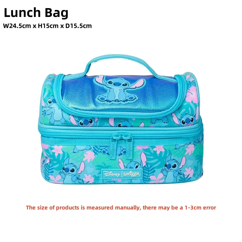 Genuine Australia Smiggle Disney Stitch Cartoon Series Children School Bag Anime Backpack Student Gift