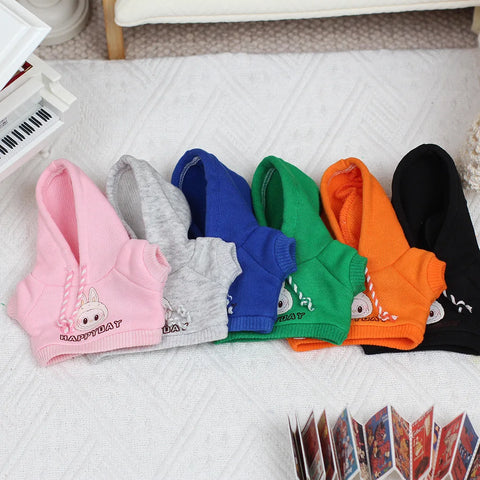 LABUBU Universal Clothes, Doll Cute Hoodie Diy Accessories, Popmart Bubble Mart Doll Accessories