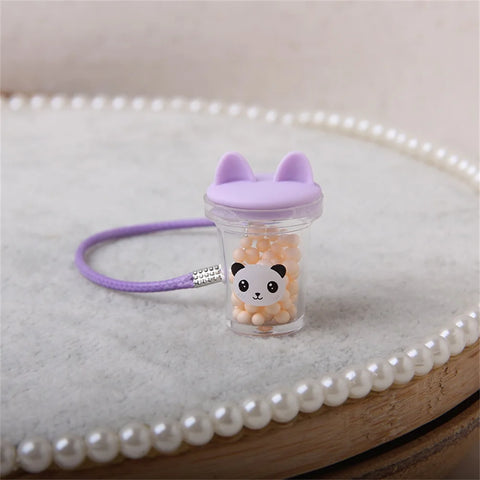 Mini Doll Kettle Pendant Transparent Water Cup for OB11 Dollhouse Scene Accessories BJD Dress Up Toys