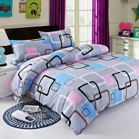 Brushed Duvet Bedding Set, Single Quilt Covers, Warm Bed Sheets, Pillowcases, Double Quilt Covers, Autumn, Winter