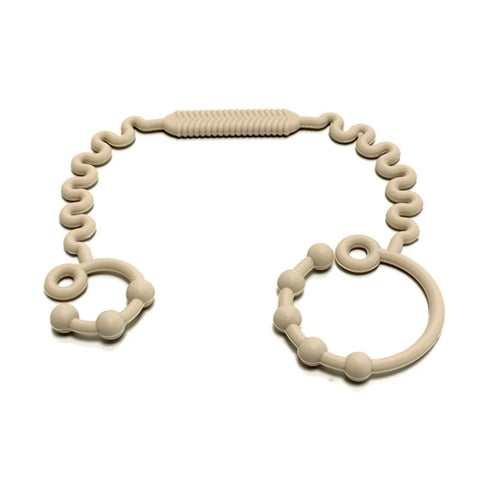 Versatile Teething Toy Bottle Holder Silicone Strap Practical & Reliable Teether Toy Tethers for Pushchair High Chair