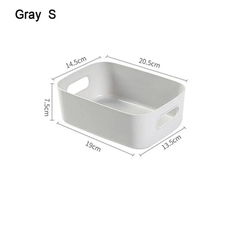 Desktop Storage Box Sundry Storage Student Snack Plastic Cosmetic Storage Box Household Kitchen Sorting Box Makeup Box