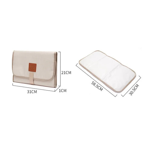 Foldable Baby Diaper Changing Pad Waterproof Newborn Diaper Pad Portable Toddler Changing Table Durable Oxford Baby Diaper Sheet