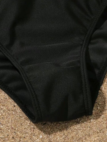 4 Pieces Bikinis With Top Short 2023 Girls Swimsuit Kids Swimwear Female Children's Bathers Bathing Swimming Swim Suit Beachwear