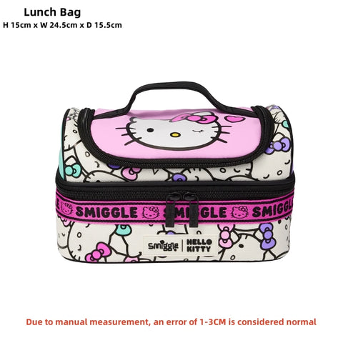 Hot Sales New Australia Smiggle Hello Kitty Cartoon Series Children School Bag Anime Backpack Student Gift