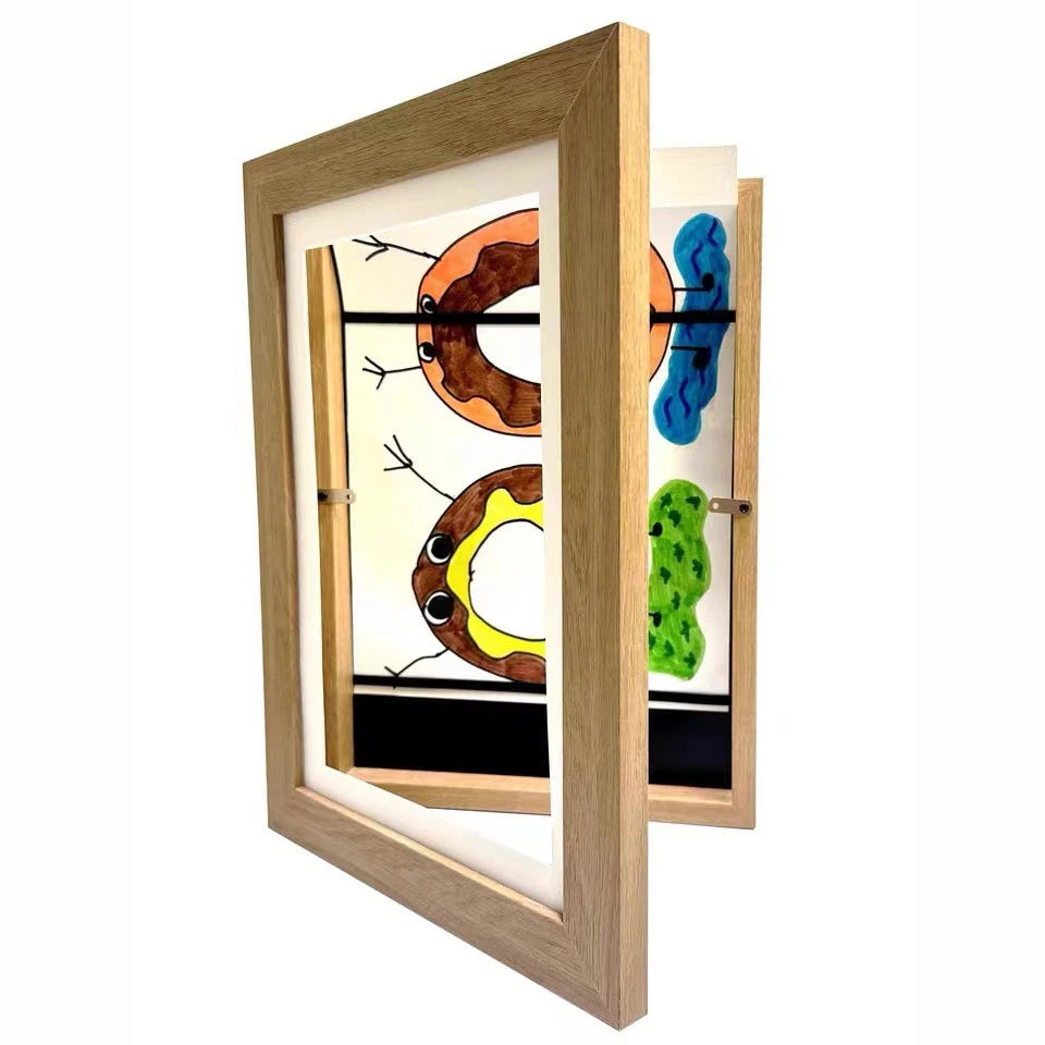 Children Art Frames Magnetic Front Open Changeable Kids Frametory for Poster Photo Drawing Paintings Pictures Display Home Decor