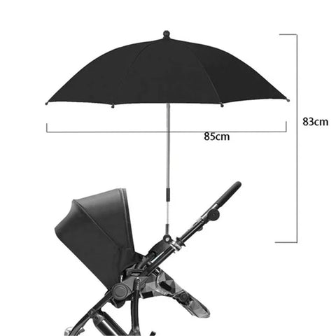 UV Protection Baby Stroller Umbrella With Clamp Universal Sunscree Rainproof Stroller Cover Umbrella  Baby Stroller Accessories