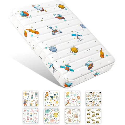 2024 Moonlight Family Noiseless Pack n Play Mattress, 38”x26” Premium Foam Portable Pack and Play Mattresses