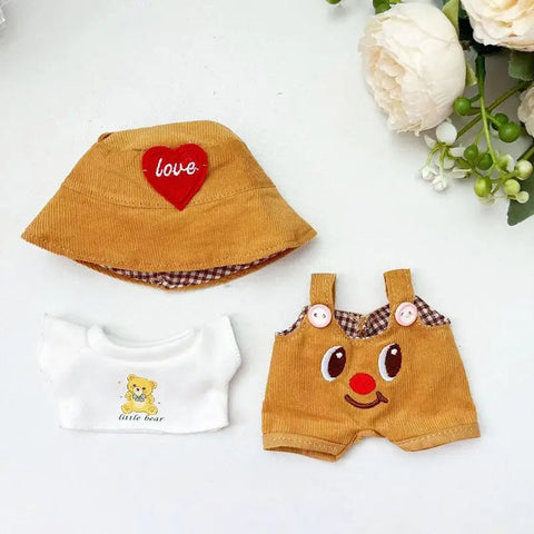 For 17cm 3.0 Ropa Labubu V1 V2 V3 outfit clothes Time to chill doll clothes for labubu II Doll cute clothes