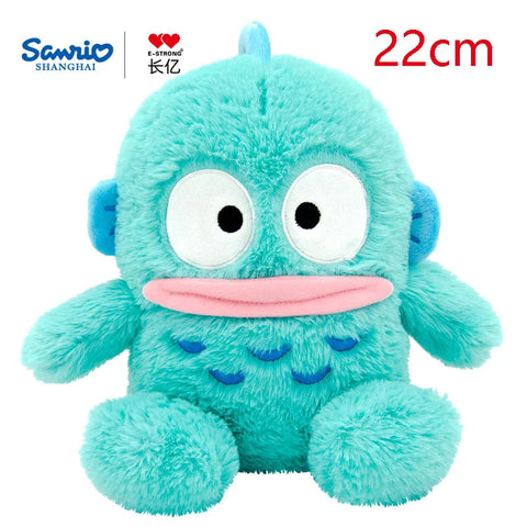 100% Genuine Sanrio Hangyodon Cartoon Plush Toy Hanton Plush Dolls Throw Pillow Birthday Gift Kids Friends Halloween Decoration