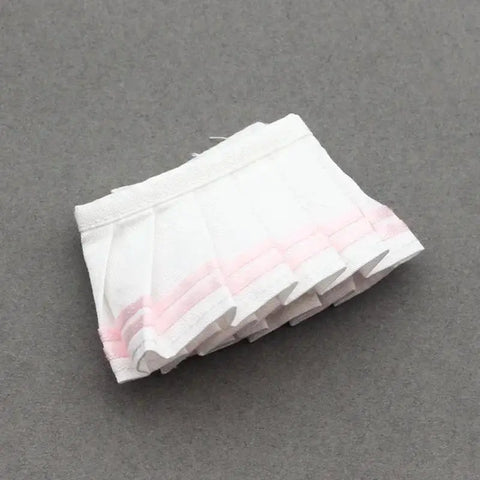 Mini Doll Clothes Outfit Accessories For 15-17cm Labubu V1 V2 V3Labubu Uniform Set Outfit Skirt and Sweater Sunglasses Clothing