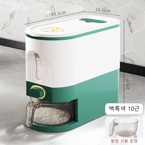 Home Rice Bucket - Insect-proof and Moisture-proof Sealed Container - Food-grade Storage Bin for Rice
