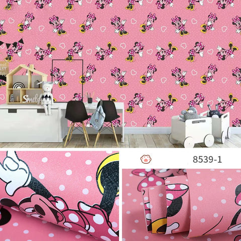 Sevenland Self Adhesive Waterproof Cartoon Pattern Kitchen Cupboard Cabinet PVC Wallpaper Wall Sticker Home Decor Cute