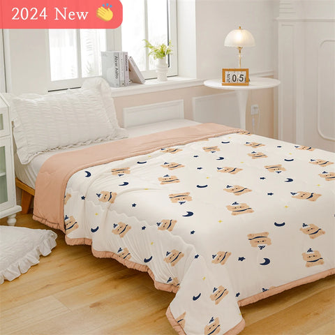 YanYangTian Summer Thin Quilt Comforter Soft Air conditioning Four-season Quilt/Duvet/Blanket Bed duvets 150 single bed quilt