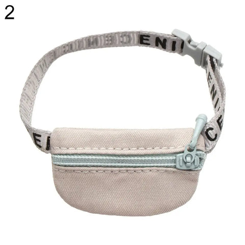 Fashion Handmand Doll Belt Bag For 1/11 OB11 Dolls DIY Doll Toys Backpack 1/6 1/8 1/12 BJD Dolls Bag Accessories