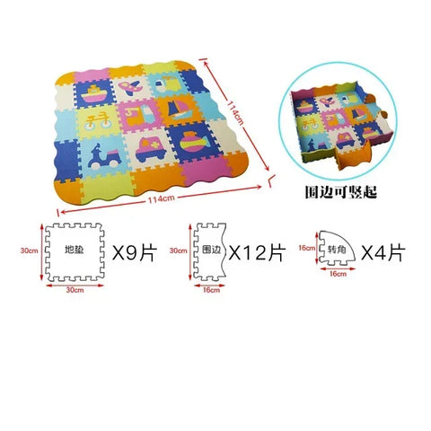 Animal Pattern Baby Play Mat Puzzle Toys For Kids Children EVA Foam Yoga Crawling Mats Floor Tapete Room Decor Baby Child Gifts