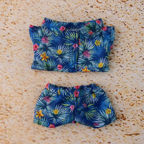 Hawaii Summer Beach Style Clothes For labubu 3.0 v1/v2/v3 clothes outfits For Ropa labubu Doll Clothes Accessories